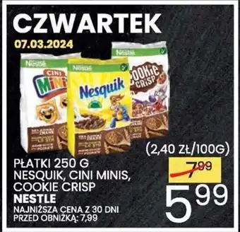 Wafelek Nestle PŁATKI 250 G oferta