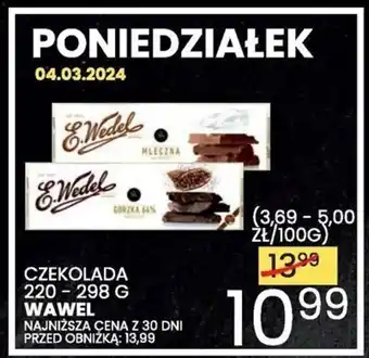 Wafelek WAWEl CZEKOLADA 220-298g oferta