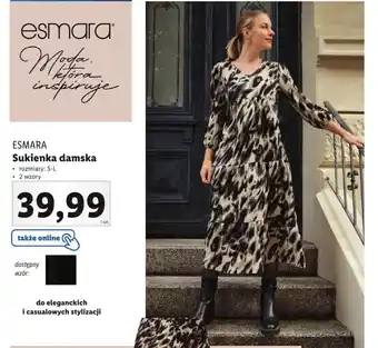 Lidl ESMARA Sukienka damska rozmiary: S-L oferta