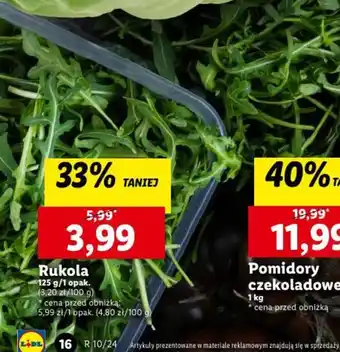 Lidl Rukola 125g oferta