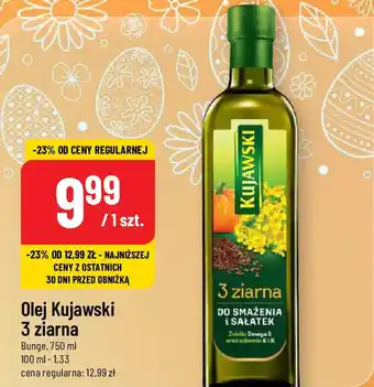 Polomarket Olej Kujawski 3 ziarna Bunge, 750 ml oferta