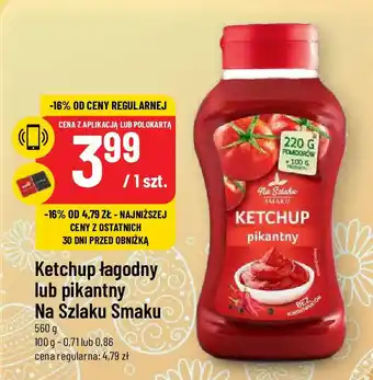 Polomarket Ketchup łagodny lub pikantny Na Szlaku Smaku 560g oferta