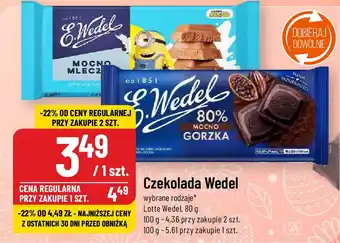 Polomarket Czekolada Wedel Lotte Wedel, 80 g oferta