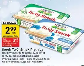 Stokrotka Express Piątnica Twój Smak Serek śmietankowy ze szczypiorkiem 135 g oferta