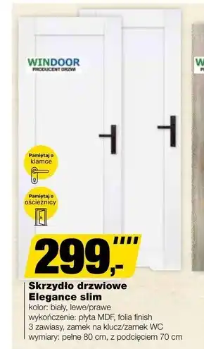 Bricomarche Skrzydło drzwiowe Windoor oferta