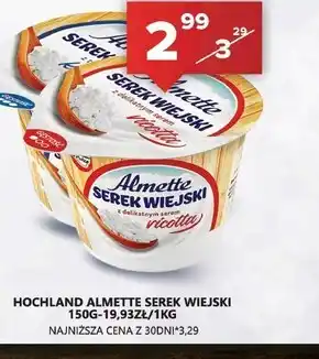 Spiżarnia Smakosza Almette Serek wiejski z delikatnym serem ricotta 150 g oferta