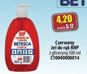AT Żel do rąk Betesca oferta
