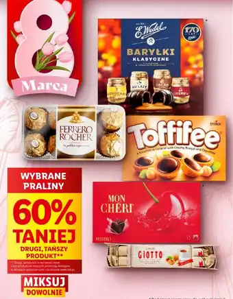Lidl WYBRANE PRALINY -60% oferta