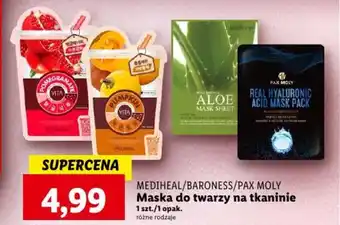 Lidl Maska do twarzy na tkaninie oferta