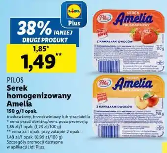 Lidl Serek homogenizowany Amelia 150 g oferta