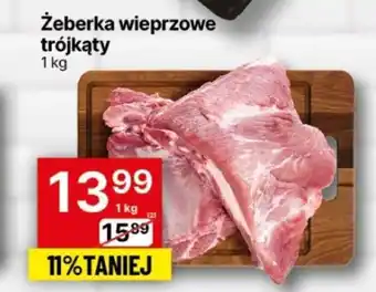 Delikatesy Centrum Żeberka wieprzowe trójkąty 1 kg oferta
