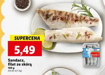 Lidl Sandacz, filet ze skórą 100 g oferta