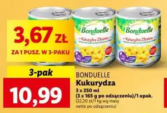 Lidl Kukurydza 3 x 250 ml oferta