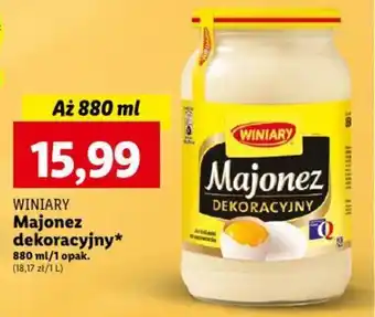 Lidl Majonez dekoracyjny 880 ml oferta