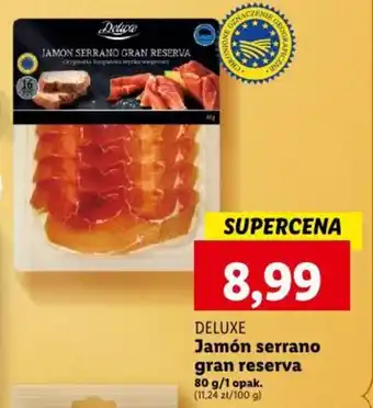 Jamón serrano gran reserva 80 g