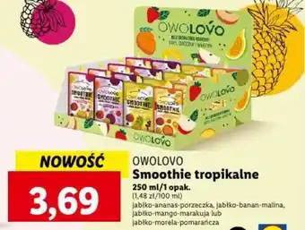 Lidl Smoothie tropikalne 250 ml/1 opak. oferta