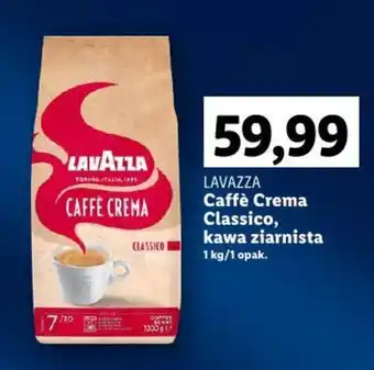 Lidl Caffè Crema Classico, kawa ziarnista 1 kg/1 opak. oferta