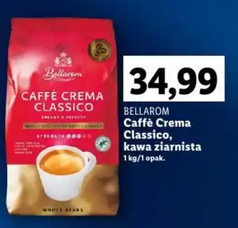 Lidl Caffè Crema Classico, kawa ziarnista 1 kg/1 opak. oferta