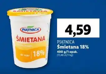 Lidl Śmietana 18% 400 g oferta