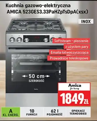 Neopunkt Kuchenka gazowo-elektryczna Amica oferta