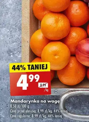 Biedronka Mandarynka na wagę 1 kg oferta