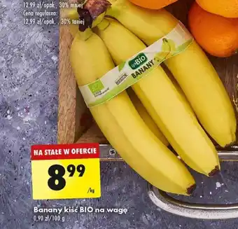 Biedronka Banany kiść BIO na wagę 1 kg oferta