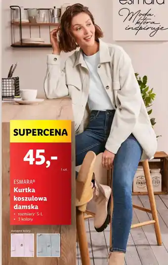 Lidl ESMARA Kurtka koszulowa damska oferta