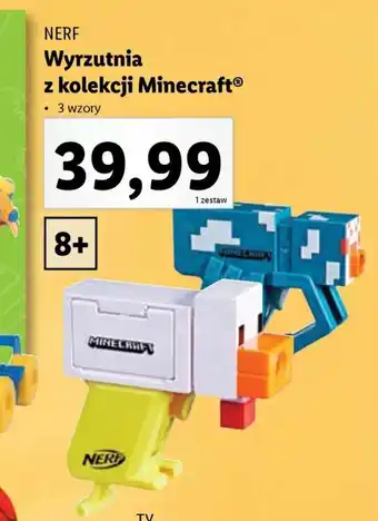 Lidl NERF Wyrzutnia z kolekcji Minecraft oferta