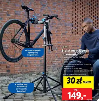 Lidl CRIVIT Stojak montażowy do roweru oferta