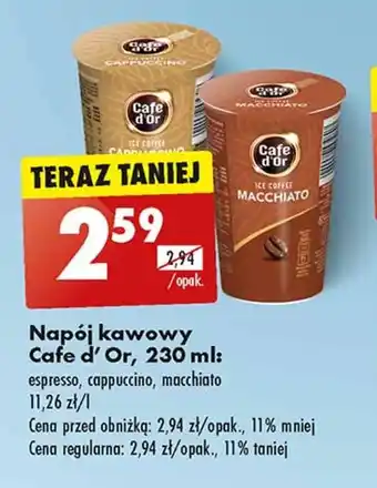 Biedronka Napój kawowy Cafe d'Or oferta