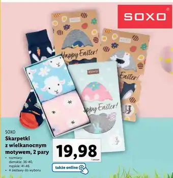Lidl Skarpetki męskie Soxo oferta