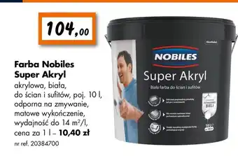 Bricoman Farba akrylowa Nobiles oferta