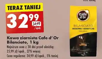 Biedronka Kawa ziarnista Cafe d'Or oferta