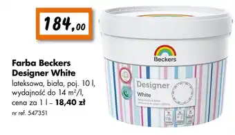 Bricoman Farba lateksowa Beckers oferta
