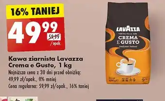 Biedronka Kawa ziarnista Lavazza oferta