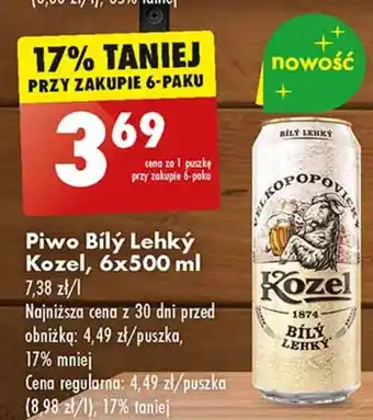 Biedronka Piwo Kozel oferta