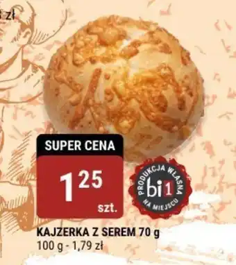 bi1 MIEJSCU KAJZERKA Z SEREM 70 g oferta
