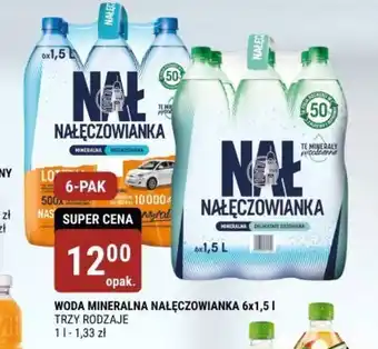 bi1 WODA MINERALNA NAŁĘCZOWIANKA 6 x 1,5 l oferta
