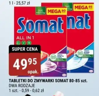 bi1 TABLETKI DO ZMYWARKI SOMAT 80-85 szt. oferta