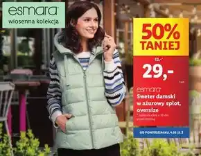 Lidl Sweter damski Esmara oferta