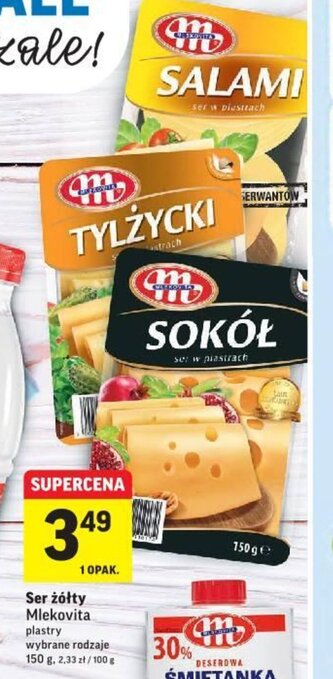 Intermarche Ser żółty Mlekovita 150g oferta