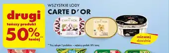 Biedronka CARTE D'OR WSZYSTKIE LODY oferta