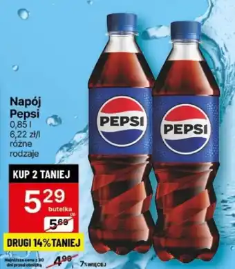 Delikatesy Centrum Napój Pepsi 0,85l oferta