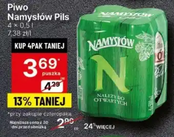 Delikatesy Centrum Piwo Namysłów Pils 0,5l oferta