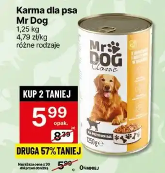 Delikatesy Centrum Karma dla psa Mr Dog 1,25kg oferta