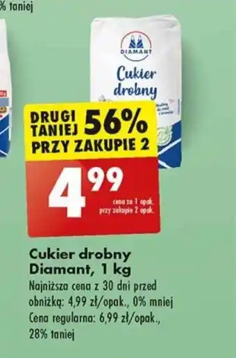 Biedronka Diamant Cukier drobny 1kg oferta
