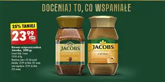 Biedronka Jacobs Kawa rozpuszczalna 200 g oferta