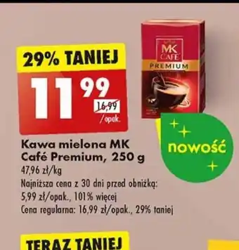 Biedronka MK Café Premium Kawa mielona 250 g oferta