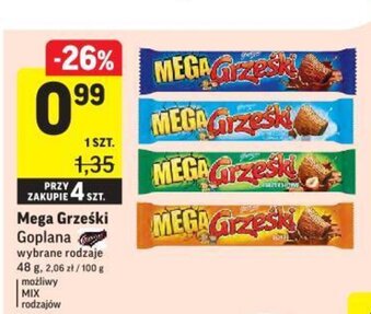 Intermarche Mega Grześki Goplana 48g oferta