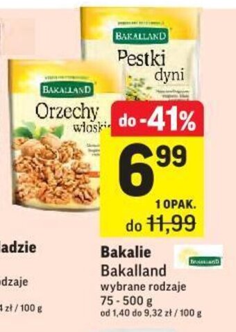 Intermarche Bakalie Bakalland 75-500g oferta